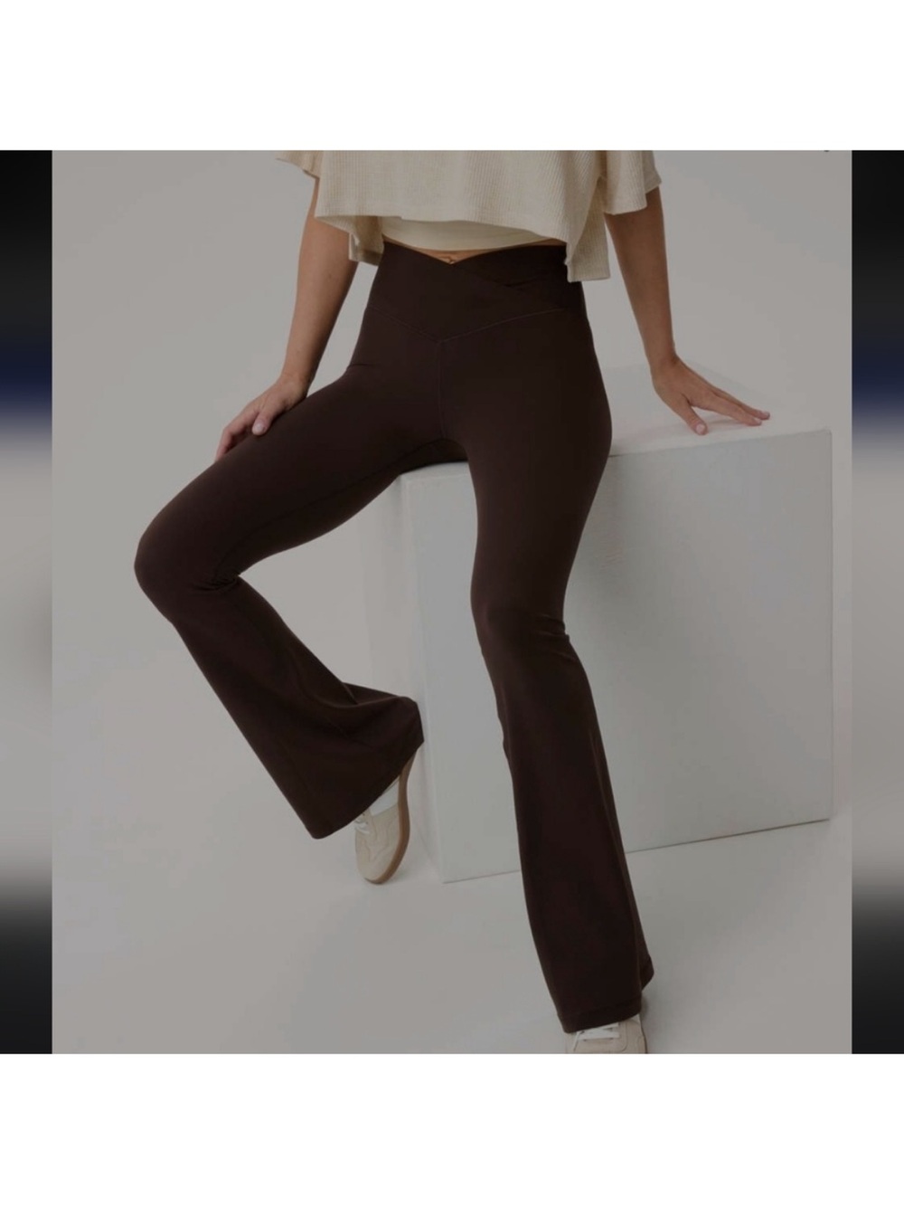 OFFLINE‎ Aerie High Waisted Crossover Flare Legging Workout Pants NWT SP